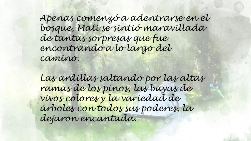 Mati decide acampar diapo 2