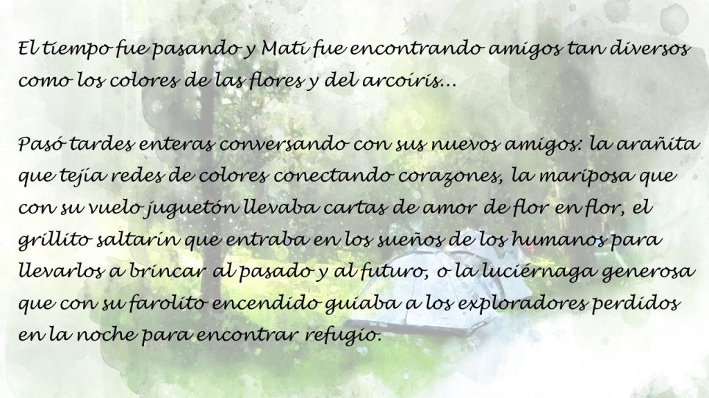 Mati decide acampar diapo 8